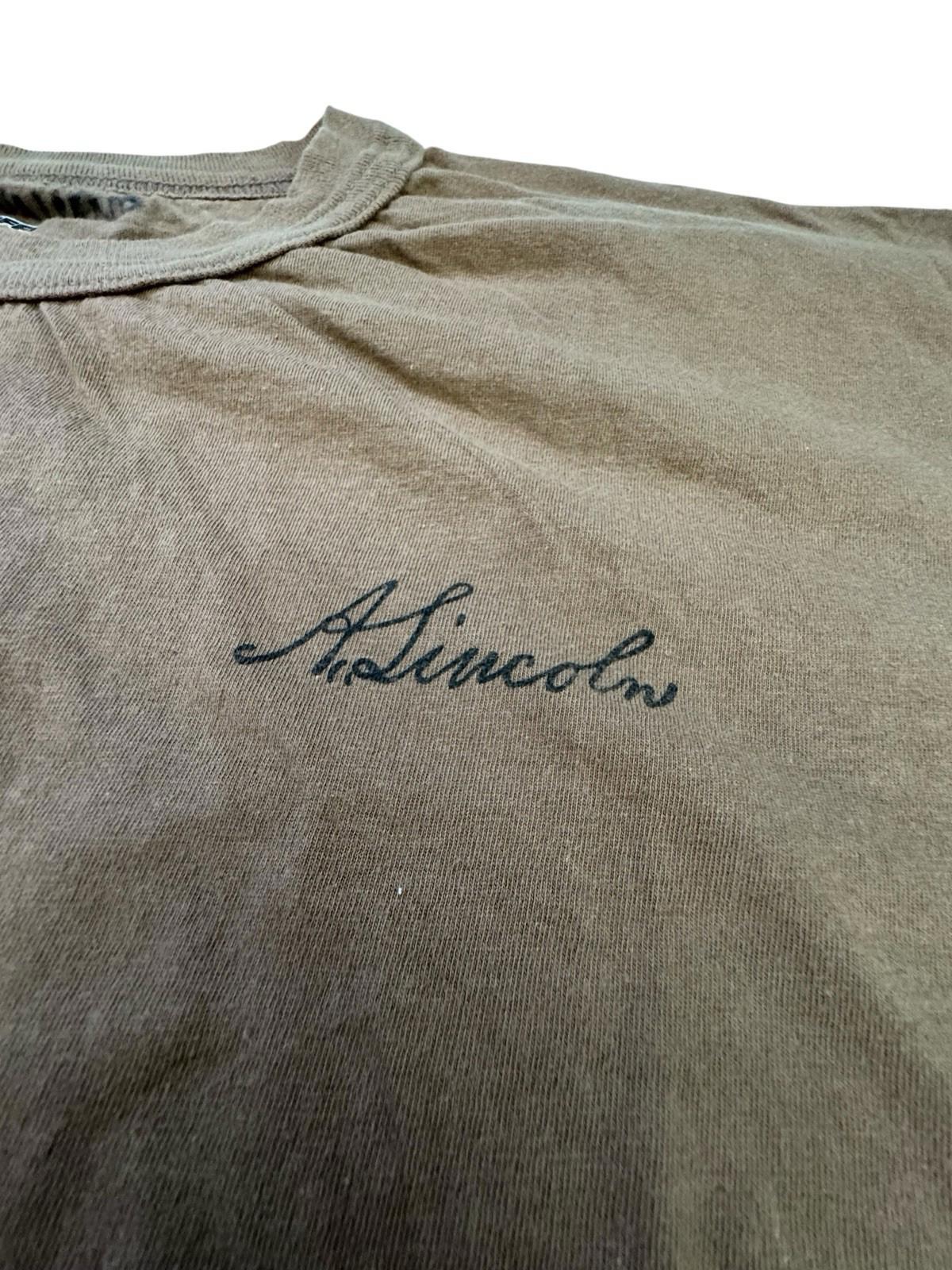 Military Navy Abraham Lincoln Aircraft Carrier Men's Tshirt Ship Tee Vintage L