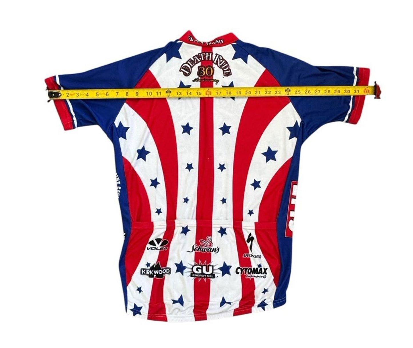 Voler California Death Ride 30 Anniversary Cycling Biking Shirt Raglan Jersey