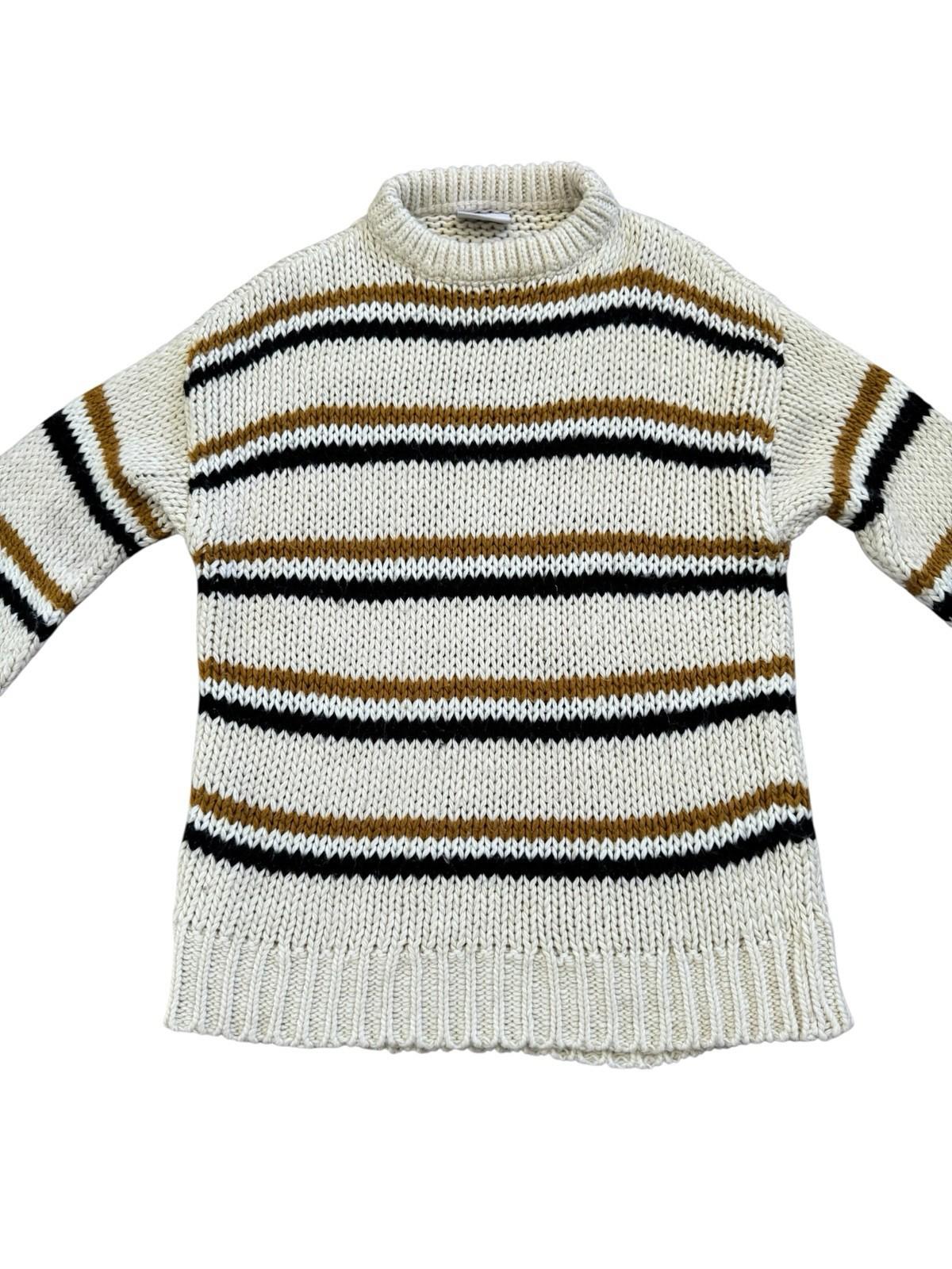 Rue Stiic Australia Bali Women's Striped Wool Sweater Size Small