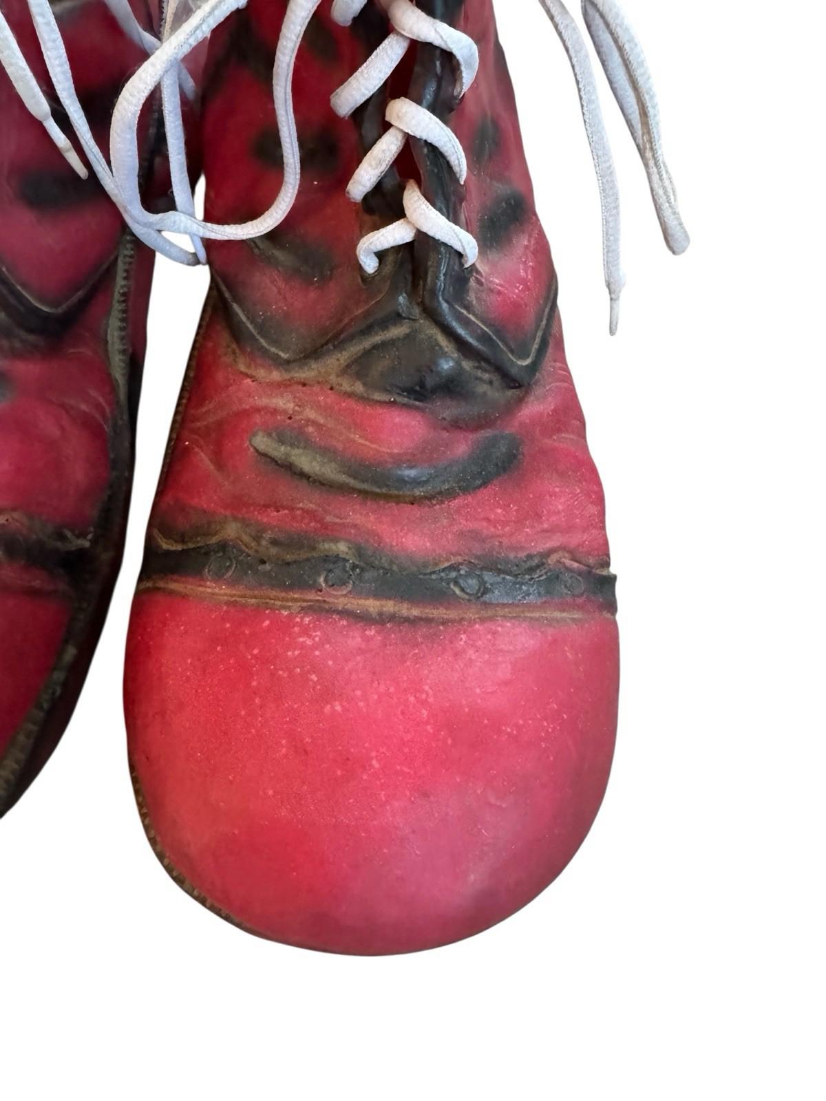 True Vintage 1960s Halloween Costume Rubber Clown Shoes Hong Kong NOT China