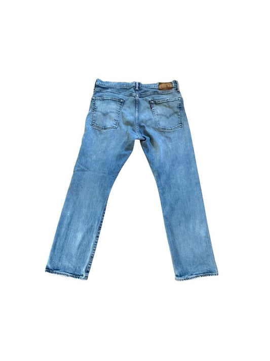 Levis 513 Blue Jeans Size 36 x 30 Denim With Tear