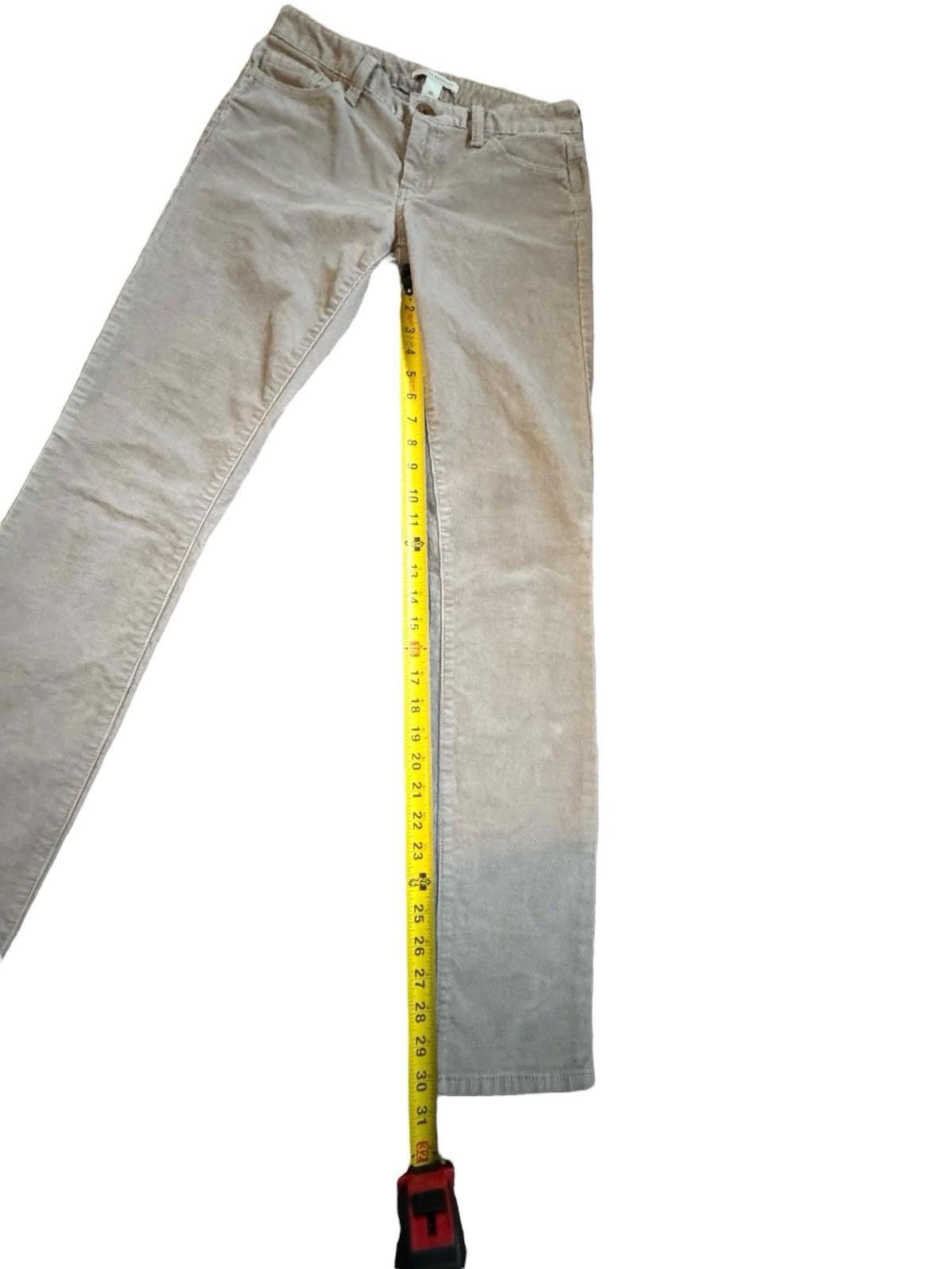 BANANA REPUBLIC Beige Tan 2012 Millstone CORDUROY Women's JEANS Size 26