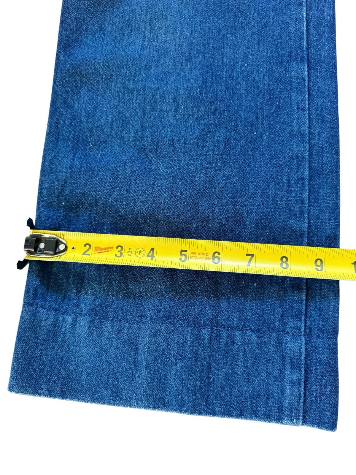 Vintage Britannia Jeans Wide Leg Sailor Pocket Denim Flare Blue Jeans Womens 10