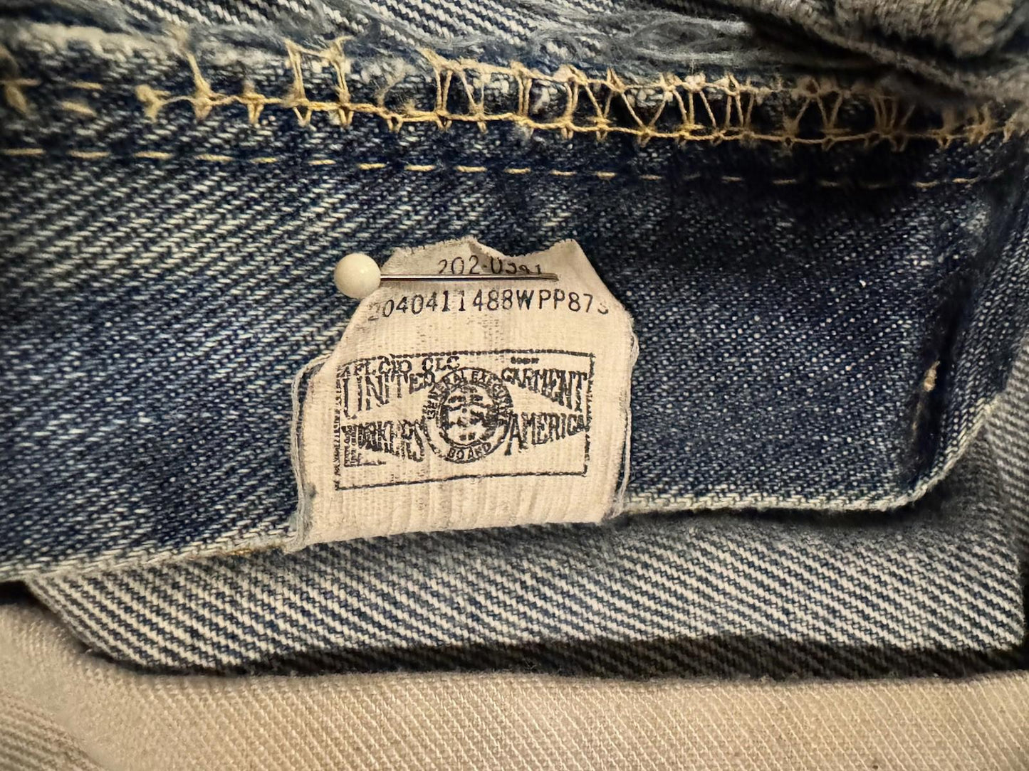 Vintage Lee Rider Jeans 30x30 202-0341 Denim Pants 1970s Talon Zipper 32 x 34