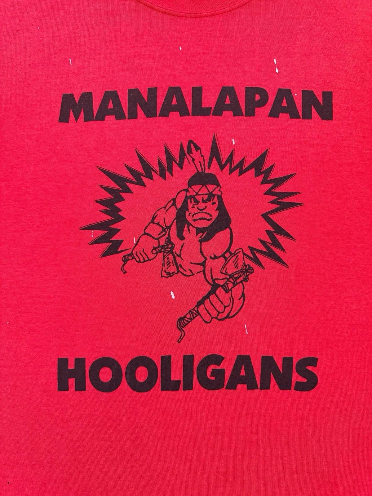 Vintage Manalapan NJ Hooligans Indian Football T-shirt We're In Your Head