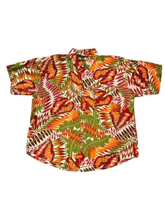 Fabulous Vintage Hawaiian Rayon Shirt Made In Indonesia Men's XL