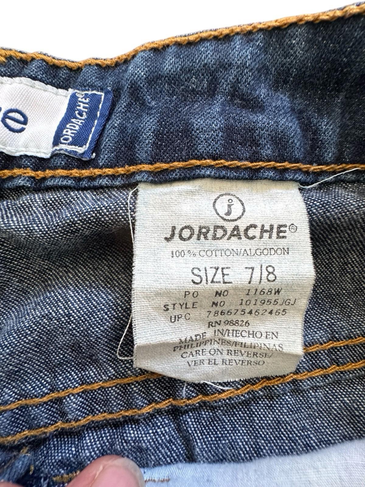 Vintage Jordache Flower Power Split Bell Bottom Jeans Hippie Rock Joplin 7/8