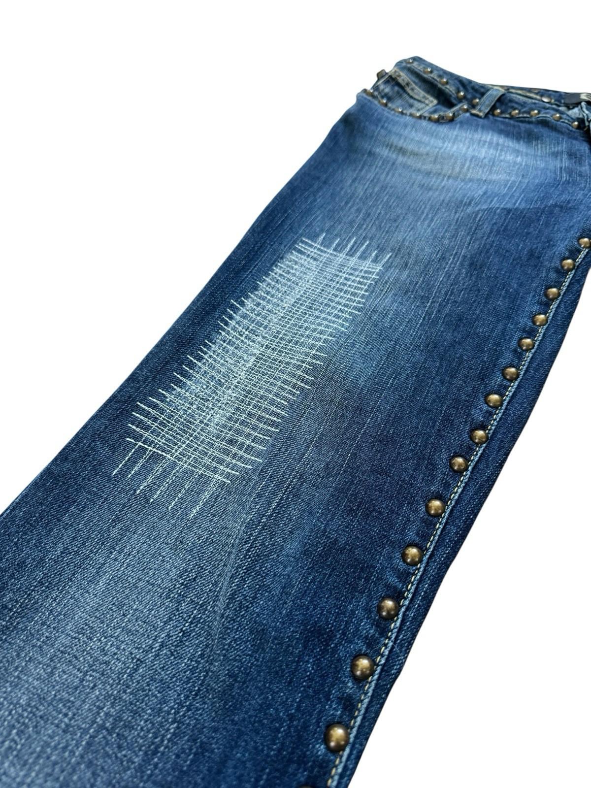 Italian Designer Just Cavalli Roberto Cavalli Rivet Jeans Pants 28x42 Italy