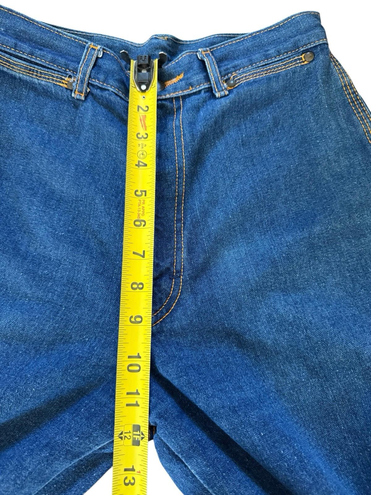 Vintage Britannia Jeans Wide Leg Sailor Pocket Denim Flare Blue Jeans Womens 10