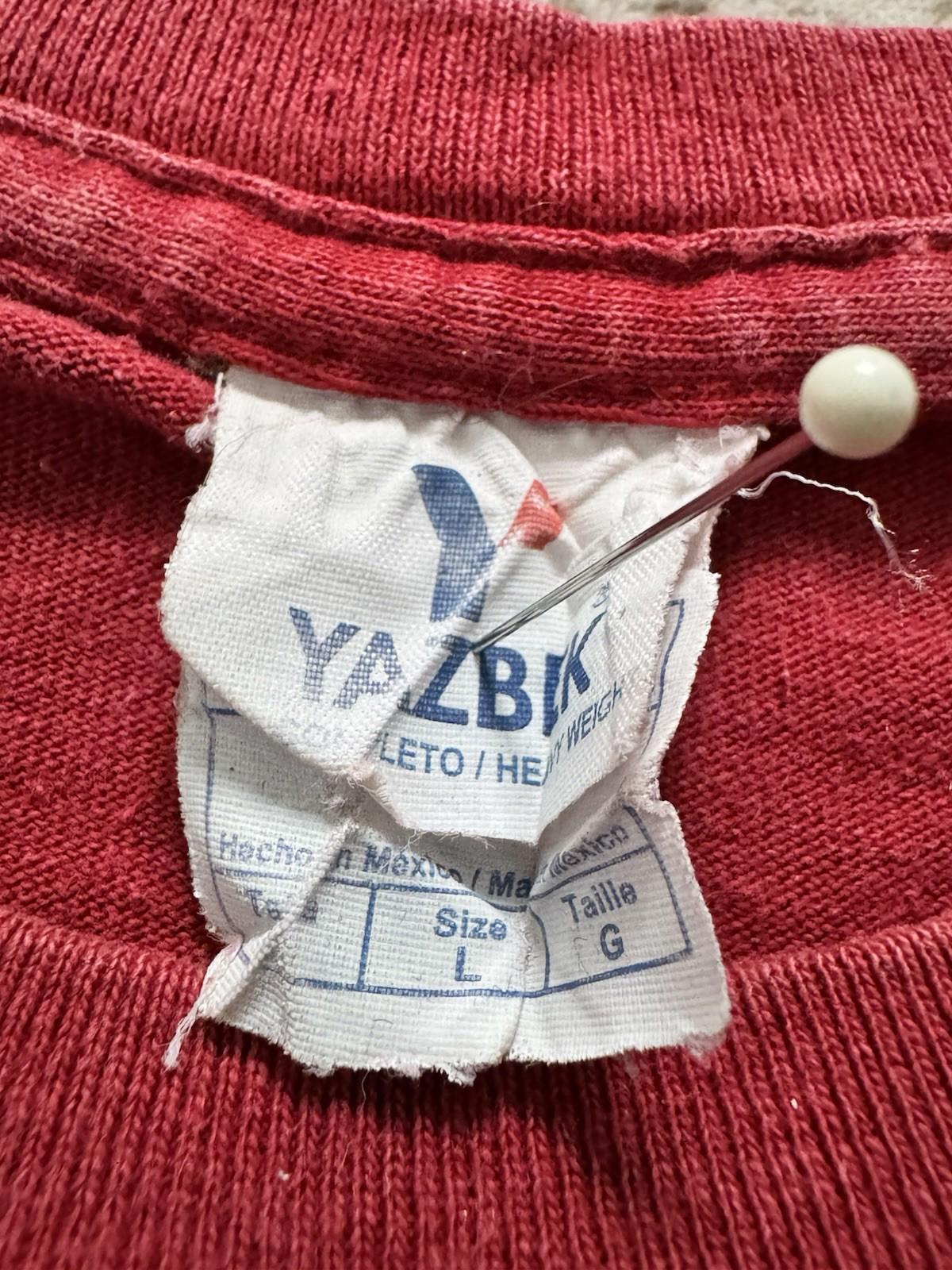 Vintage Yazbek Cabo San Lucas Mexico Red T Shirt Mens Large