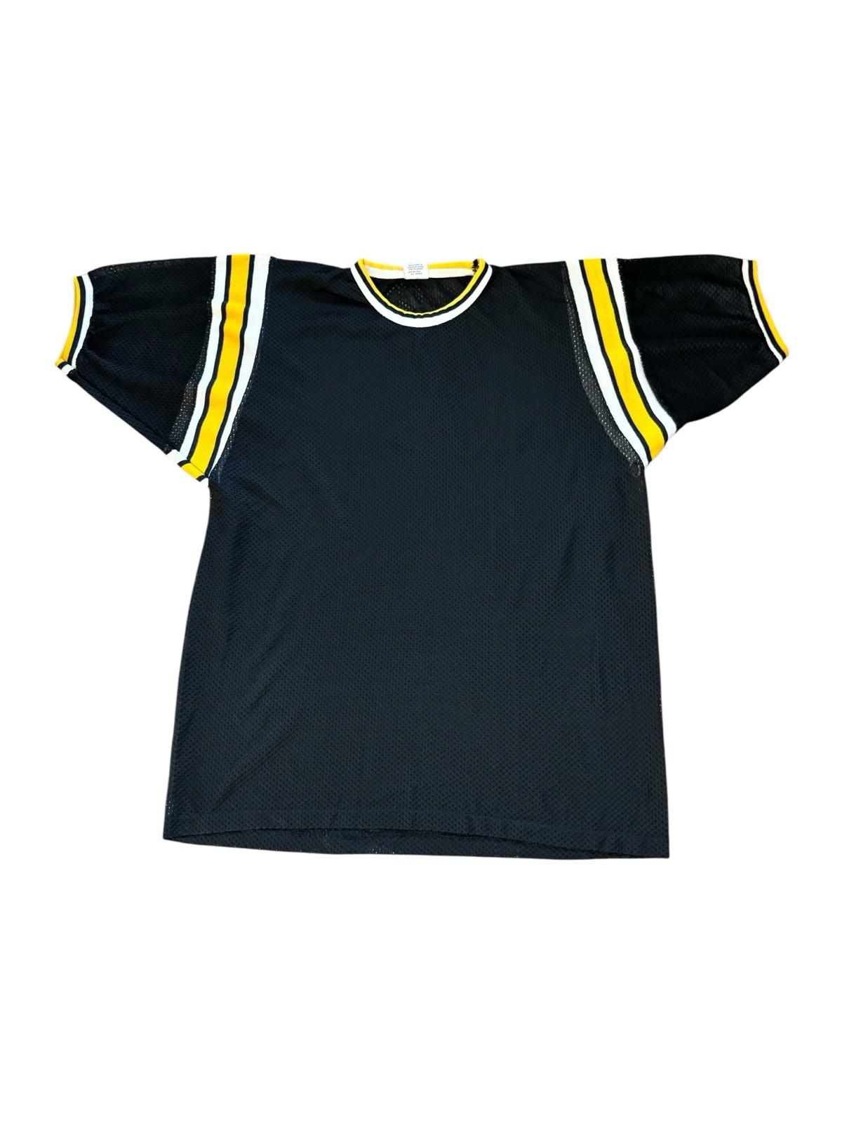 Vintage MASON Black Football Athletic Mesh Jersey 42-44