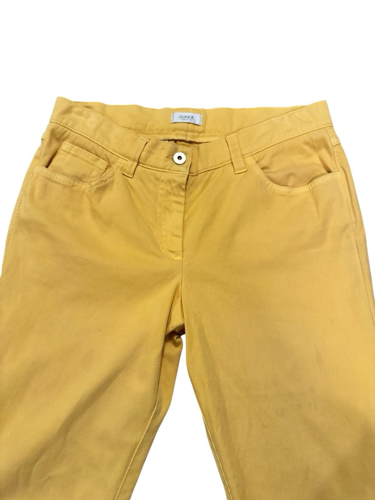 Gunex Italian Jeans Yellow Womens Size 42 Italy 6 US