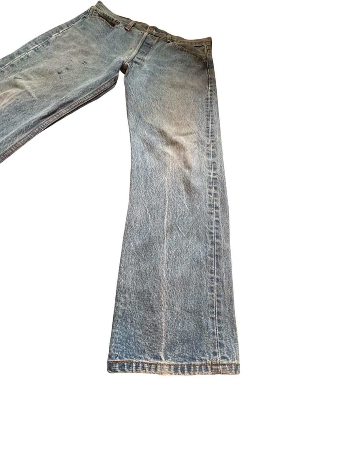 Vintage Mens Levis 501 Button Jeans Fly 35 x 32
