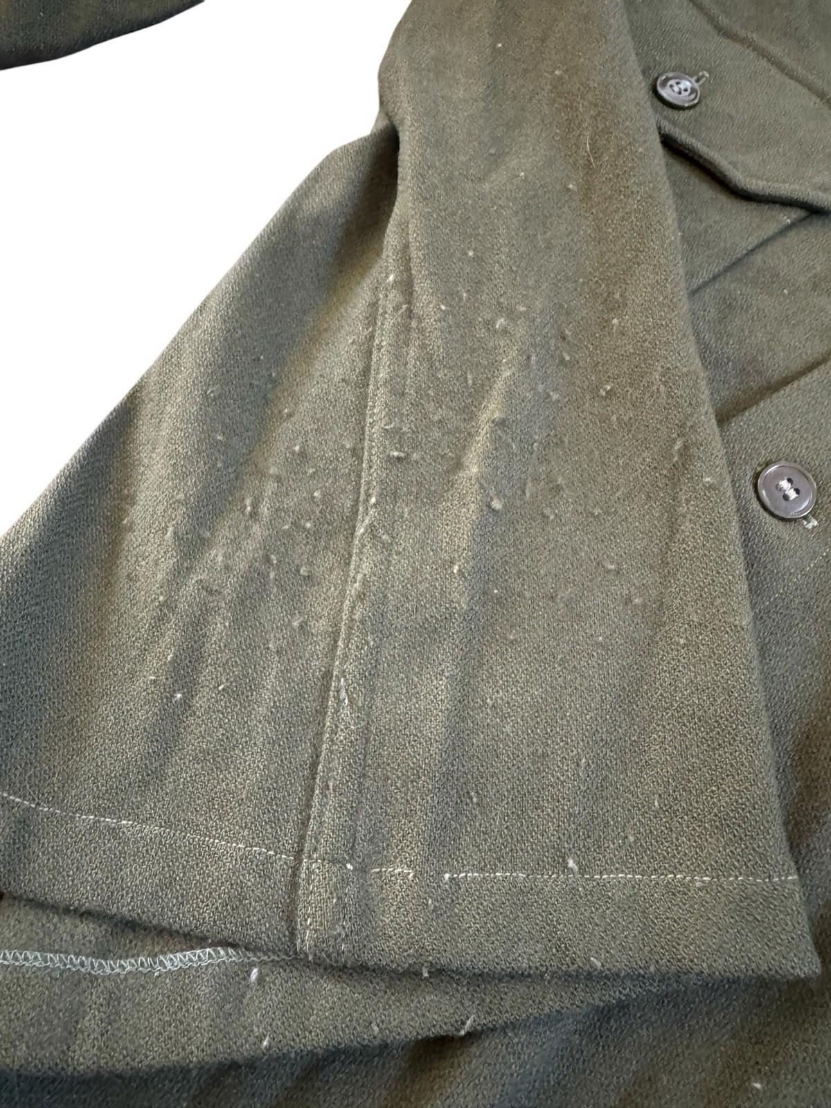 Vintage 1952 US Army Wool Military Field Jacket Large