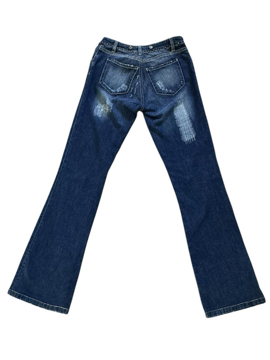 Italian Designer Just Cavalli Roberto Cavalli Rivet Jeans Pants 28x42 Italy