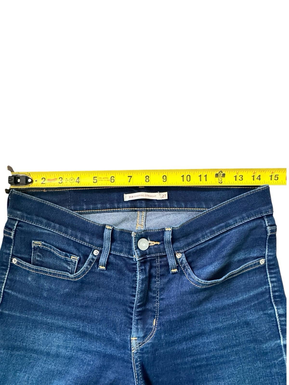 Levi's 314 Shaping Straight Women's Denim Jeans Size 27x32