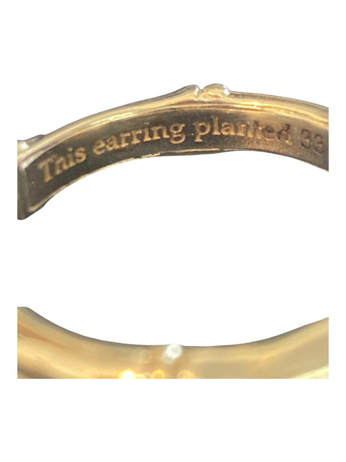 John Hardy 18k Gold Bamboo Earrings