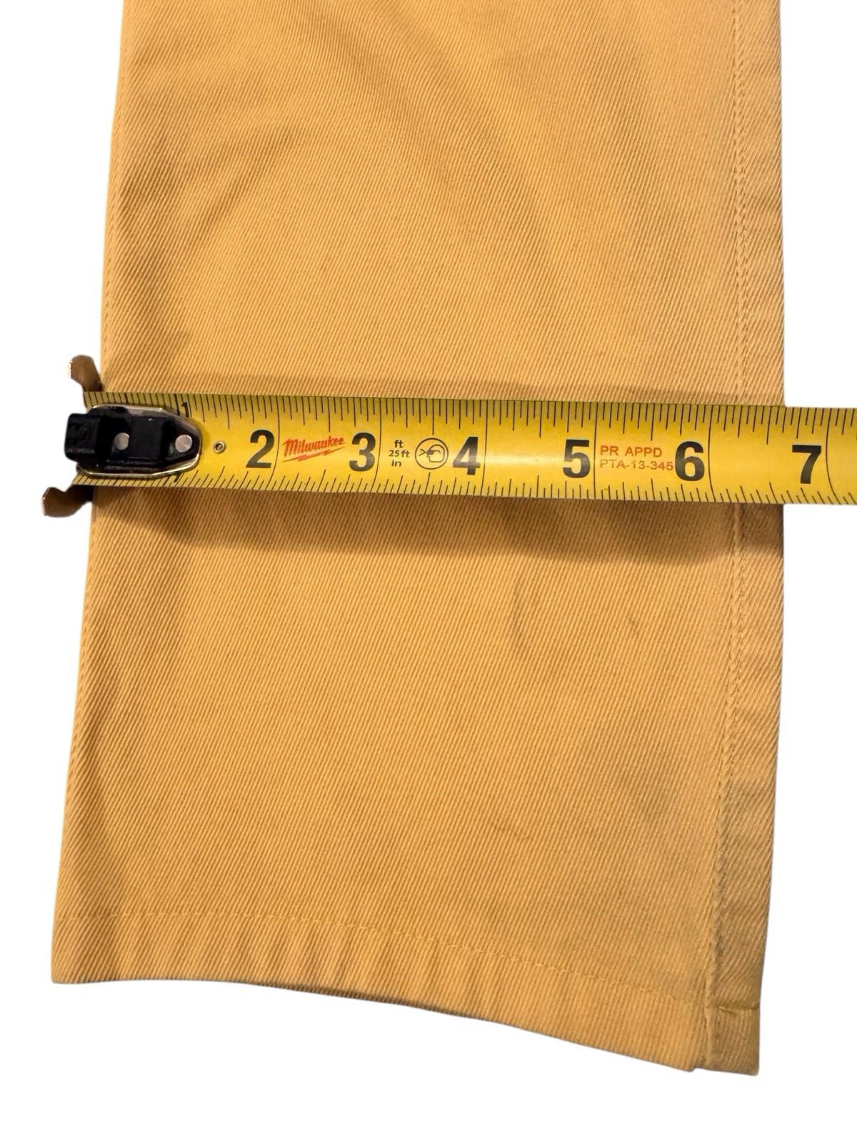 Gunex Italian Jeans Yellow Womens Size 42 Italy 6 US