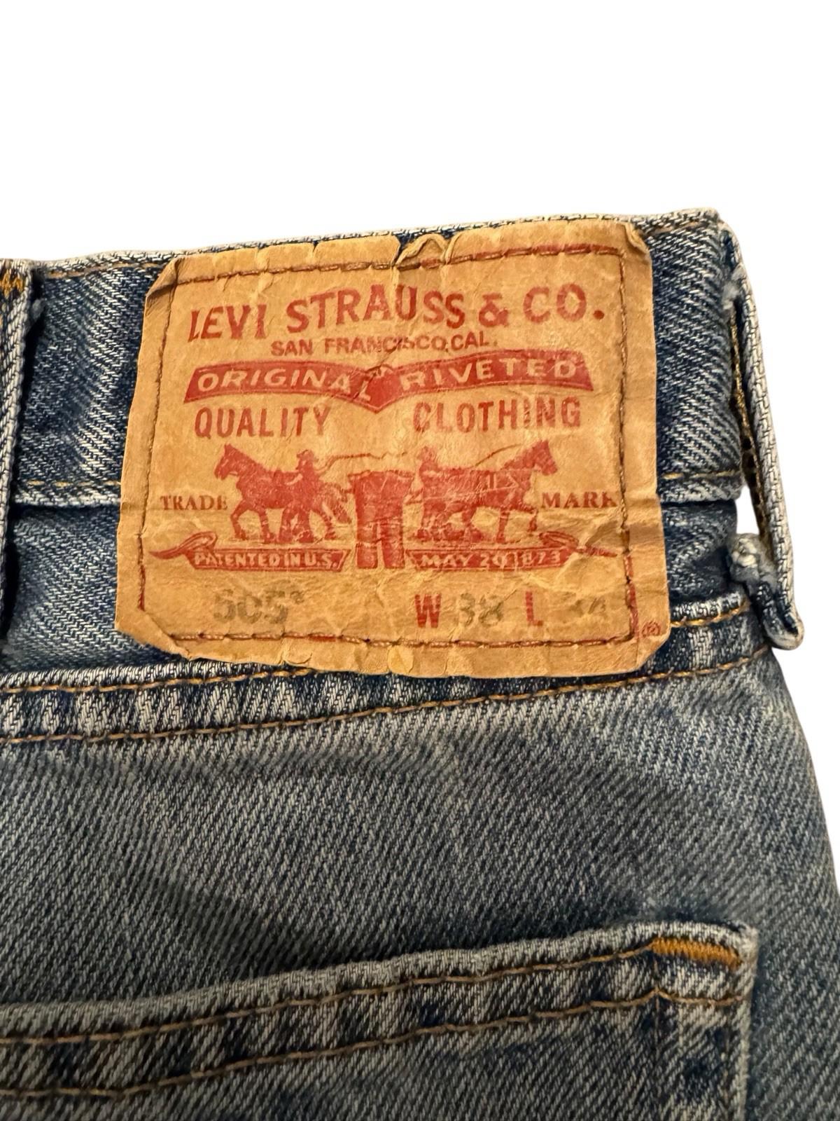 Vintage Mens Levis 505 Jeans Straight Fit 38/34