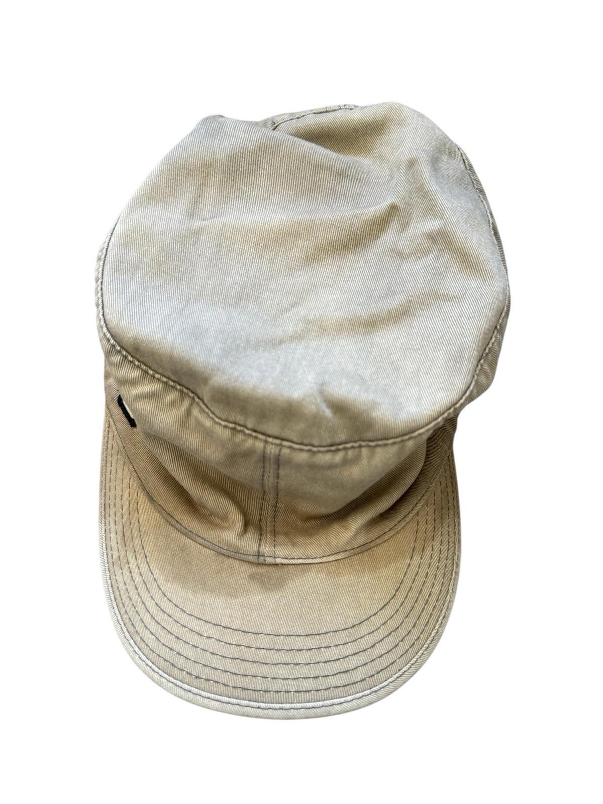 Vintage VOLCOM SCOUT Tan Military Hat Beige Cap Interior Pocket