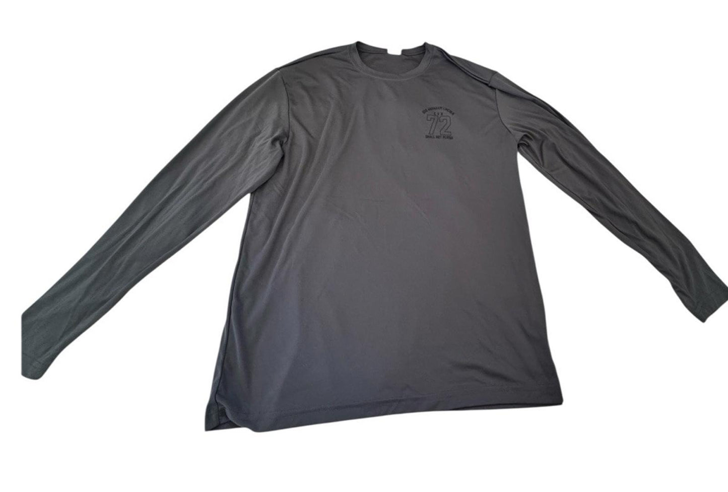 Vintage Military Men's Abraham Lincoln Aircraft Carrier Long Sleeve Shirt