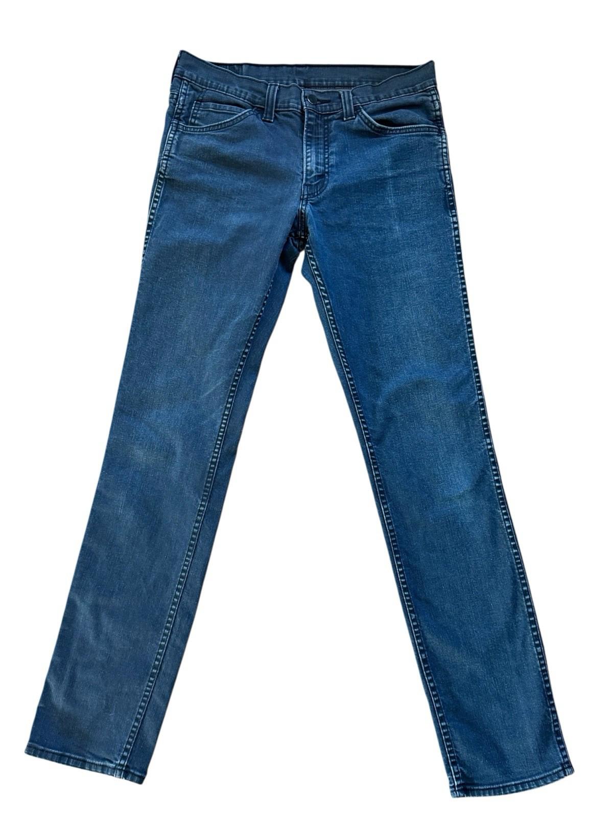 Levis 511 Indigo Blue Jeans Size 32 x 34 Denim Excellent Condition