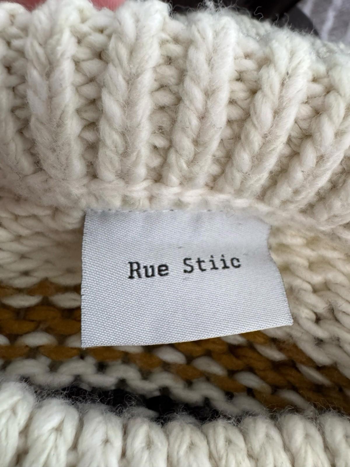Rue Stiic Australia Bali Women's Striped Wool Sweater Size Small
