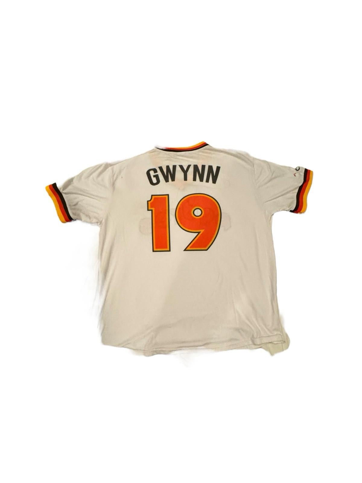 Vintage MLB San Diego Padres Stadium Souvenir Jersey T-Shirt Tony Gwynn #19 XL