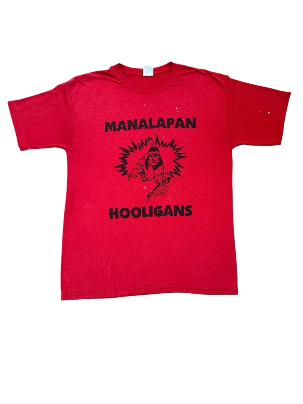 Vintage Manalapan NJ Hooligans Indian Football T-shirt We're In Your Head