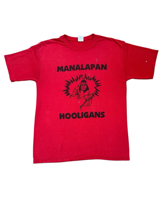 Vintage Manalapan NJ Hooligans Indian Football T-shirt We're In Your Head