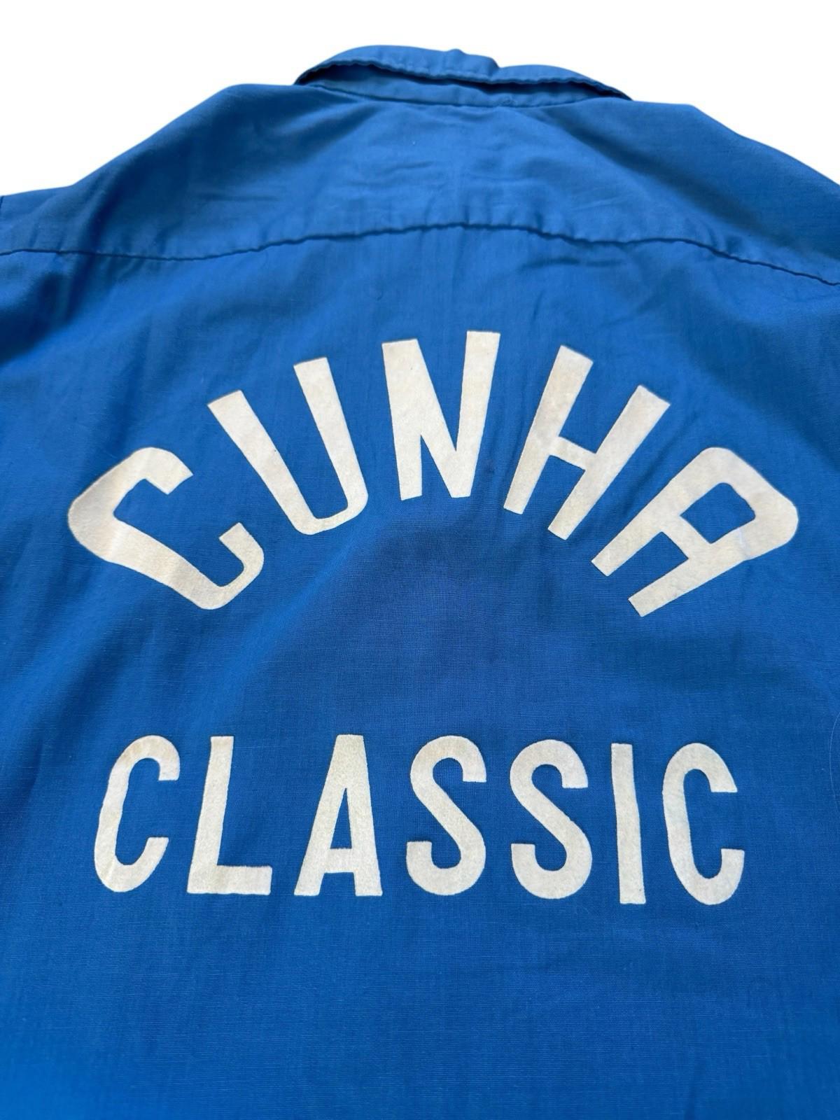 Vintage Hilton Bowling Shirt CUNHA CLASSIC AJBC Coach Patch California Medium