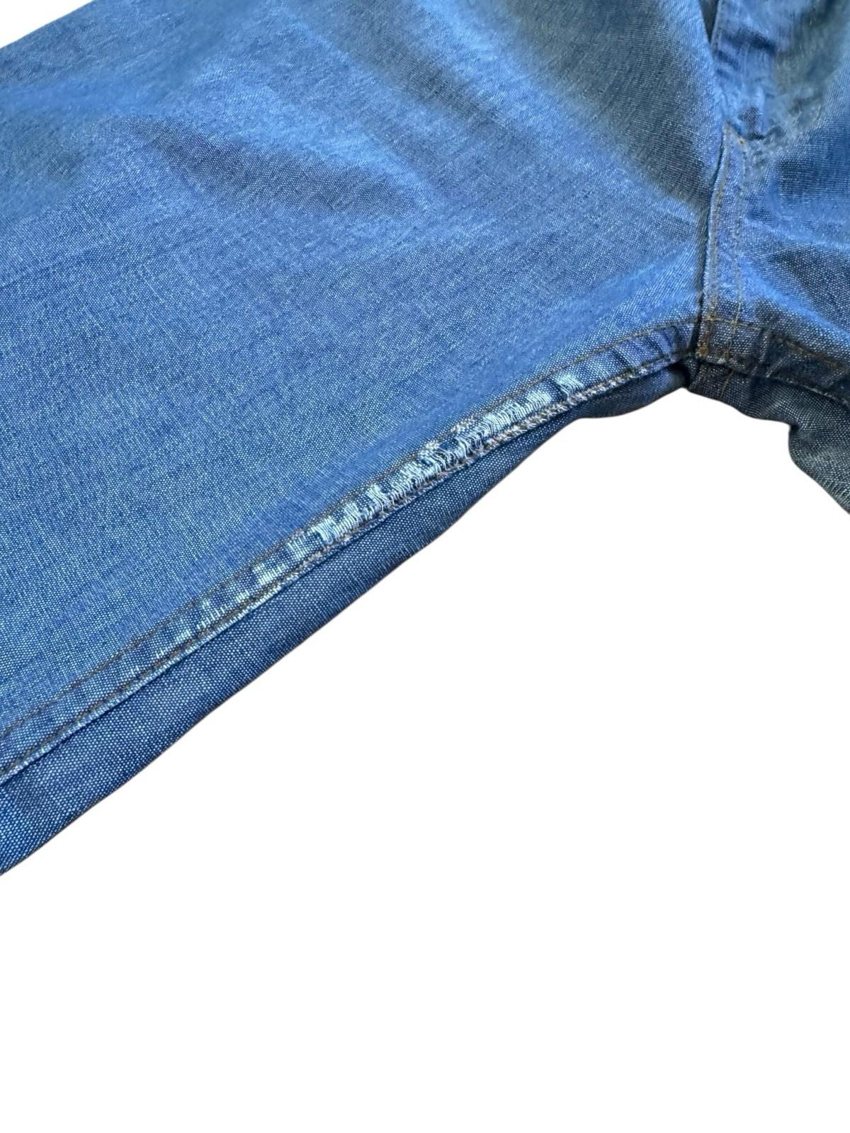 Vintage 1970s LEVIS FOR ME Blue Hopsack Bell Bottom Pants BIG E White Tag 30