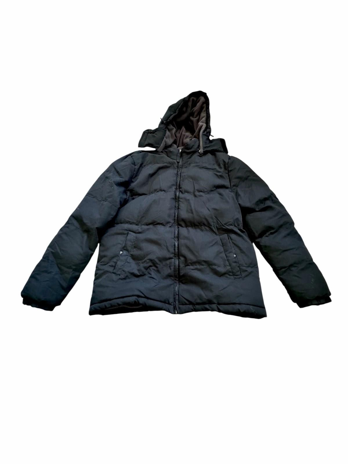 St. John's Bay Men's Puffer Jacket Winter Coat With Hood Size Medium