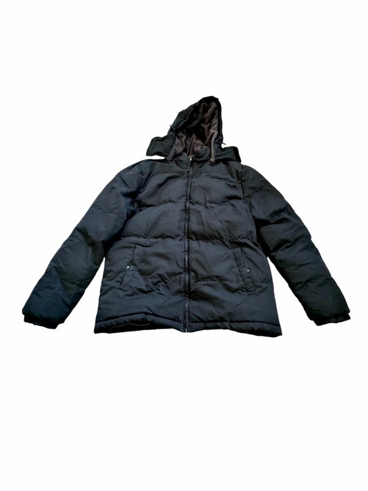 St. John's Bay Men's Puffer Jacket Winter Coat With Hood Size Medium