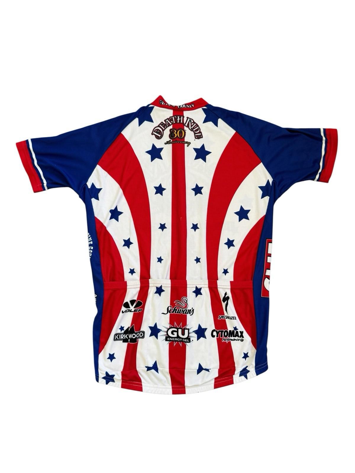 Voler California Death Ride 30 Anniversary Cycling Biking Shirt Raglan Jersey