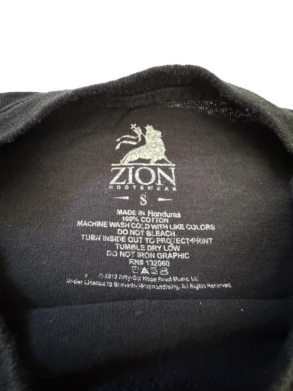 Bob Marley Zion Reggae Music Men's Tshirt Tee Shirt Size Small