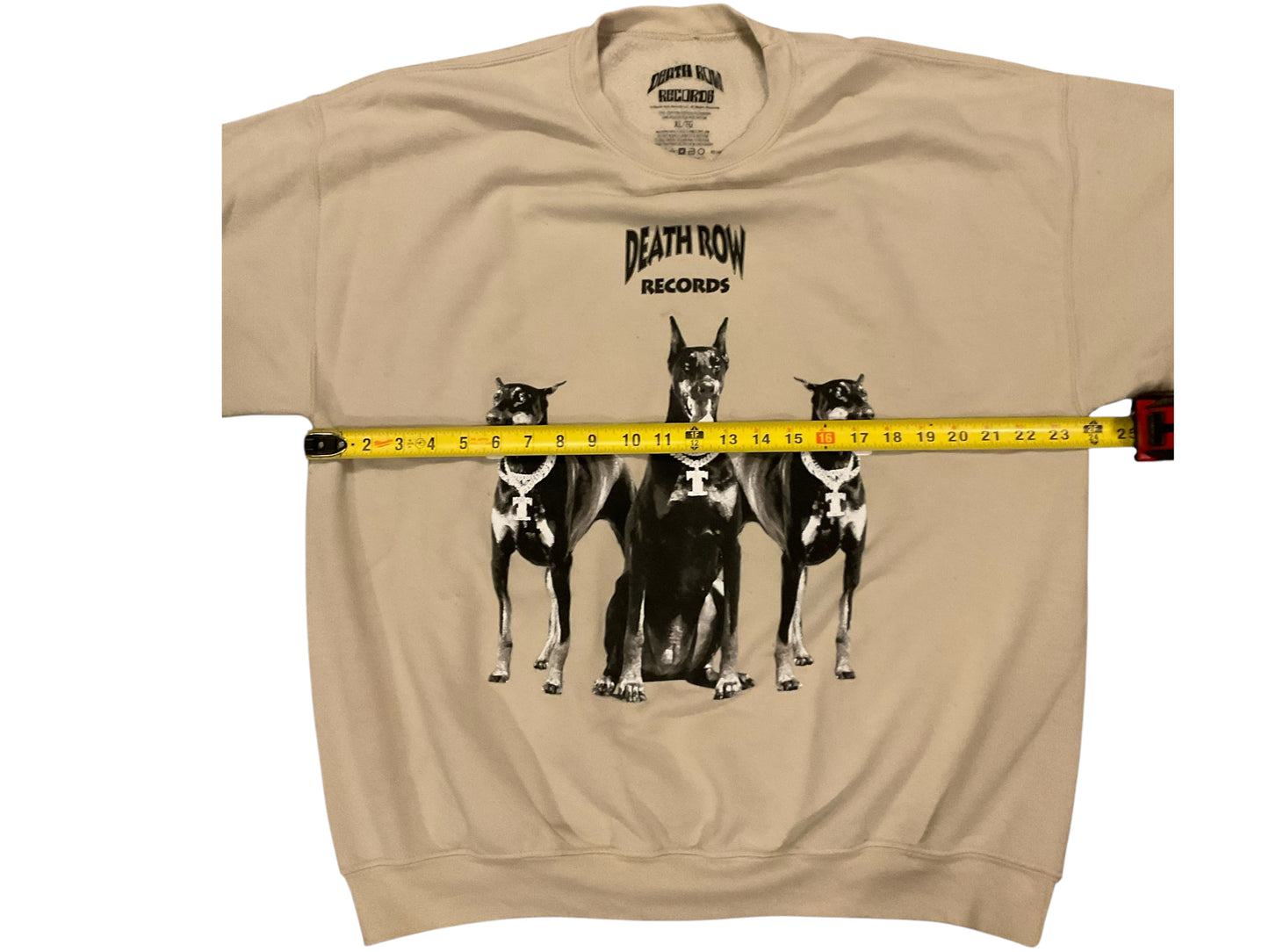 Death Row Pullover Sweatshirt Dr Dre Snoop Dogg 2Pac XL
