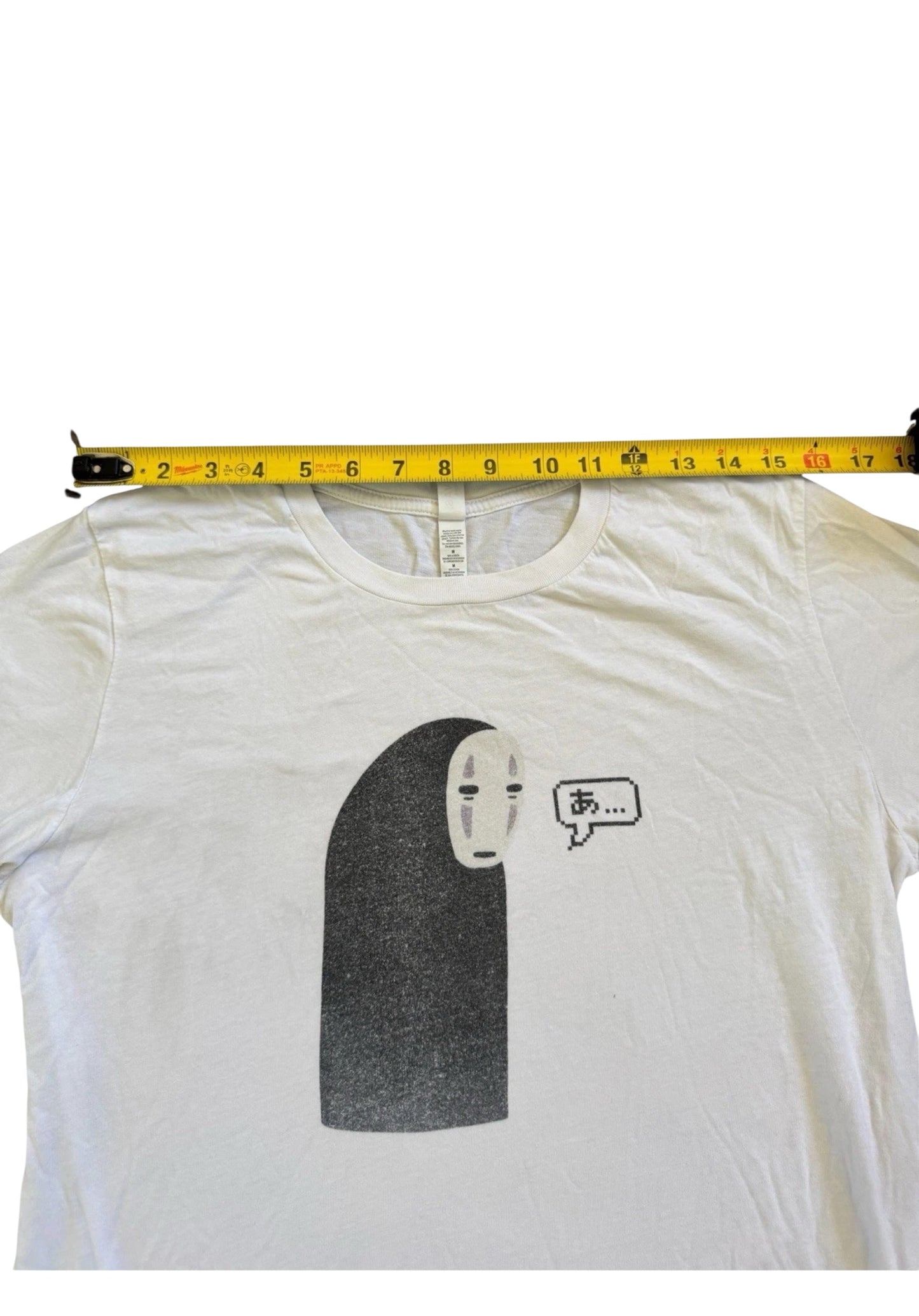 Vintage Japanese Spirited Away No Face Chihiro Haku Anime T-Shirt Japan M Soft