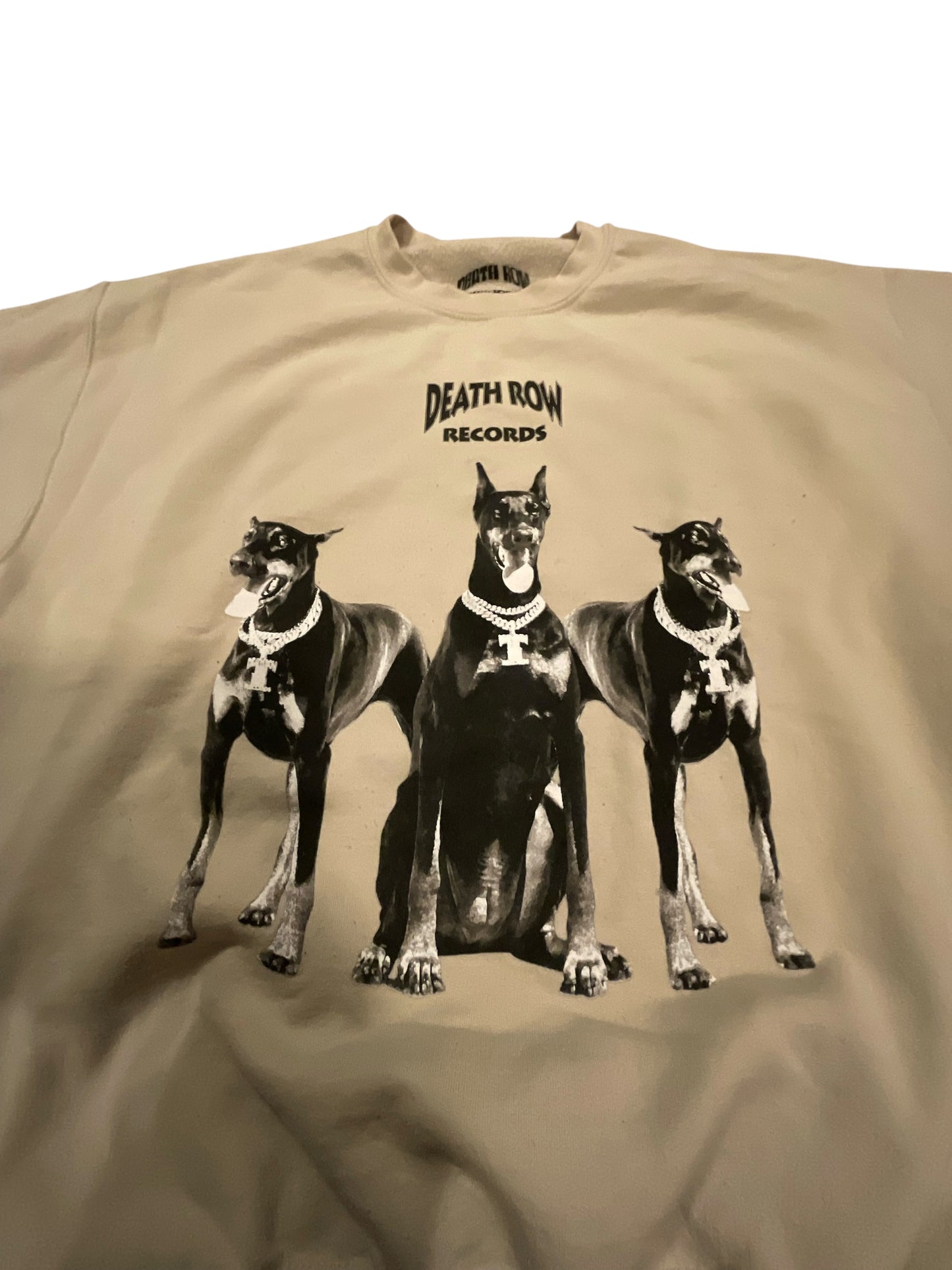 Death Row Pullover Sweatshirt Dr Dre Snoop Dogg 2Pac XL