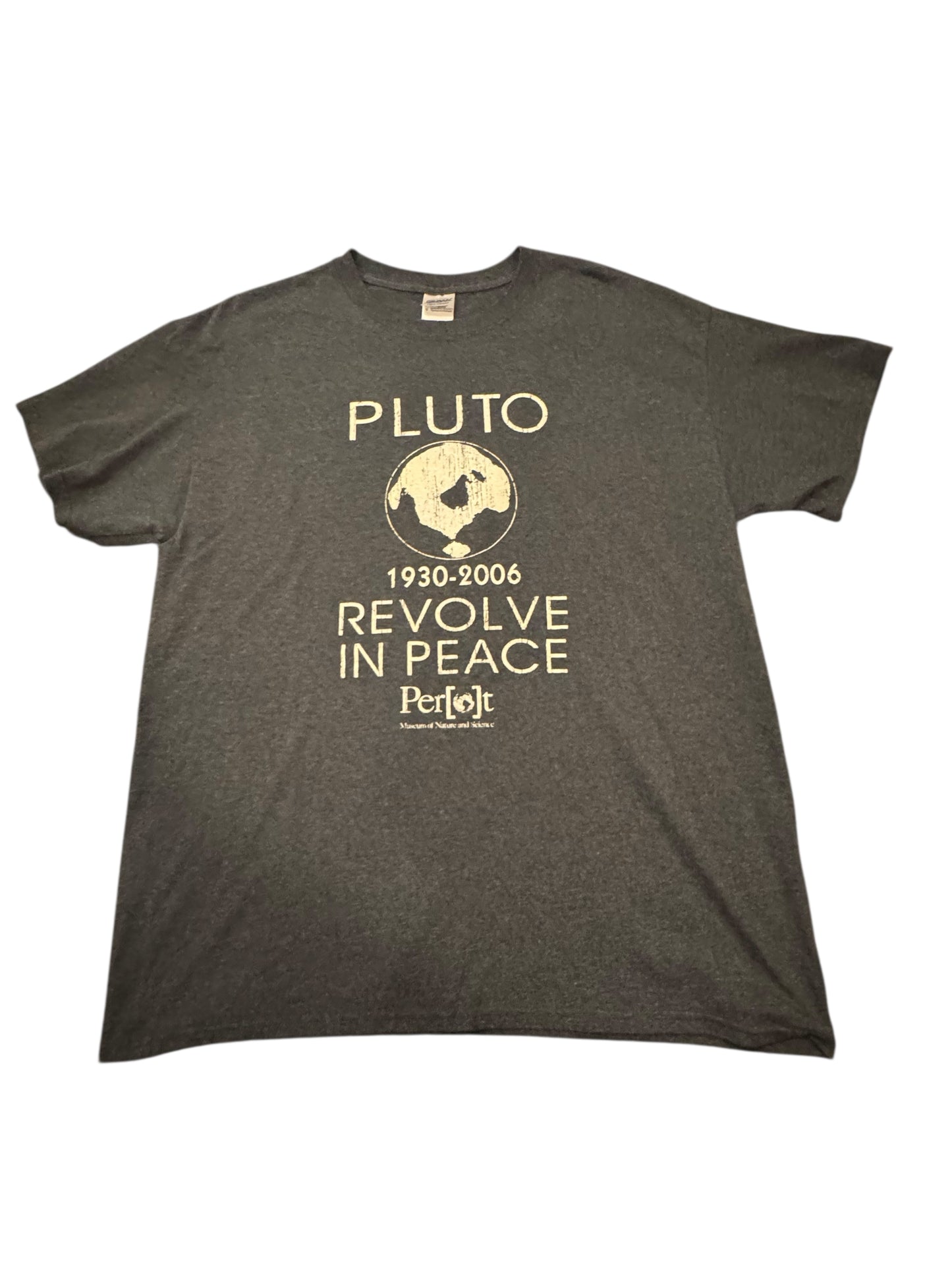 Pluto T Shirt Size Large Graphic Tee For Space Lovers