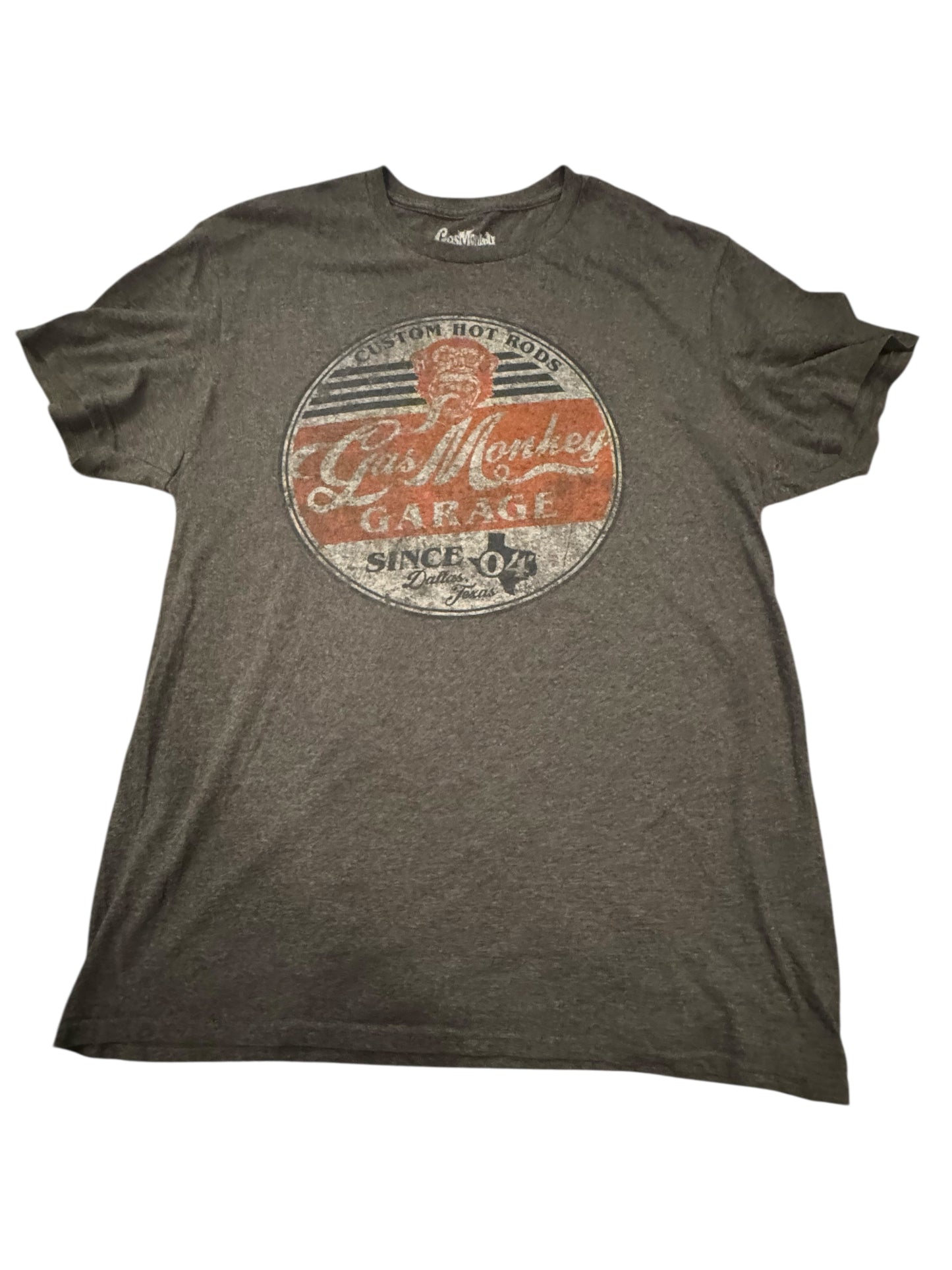 Gas Monkey Garage TX T Shirt Size Large Casual Tee Gear