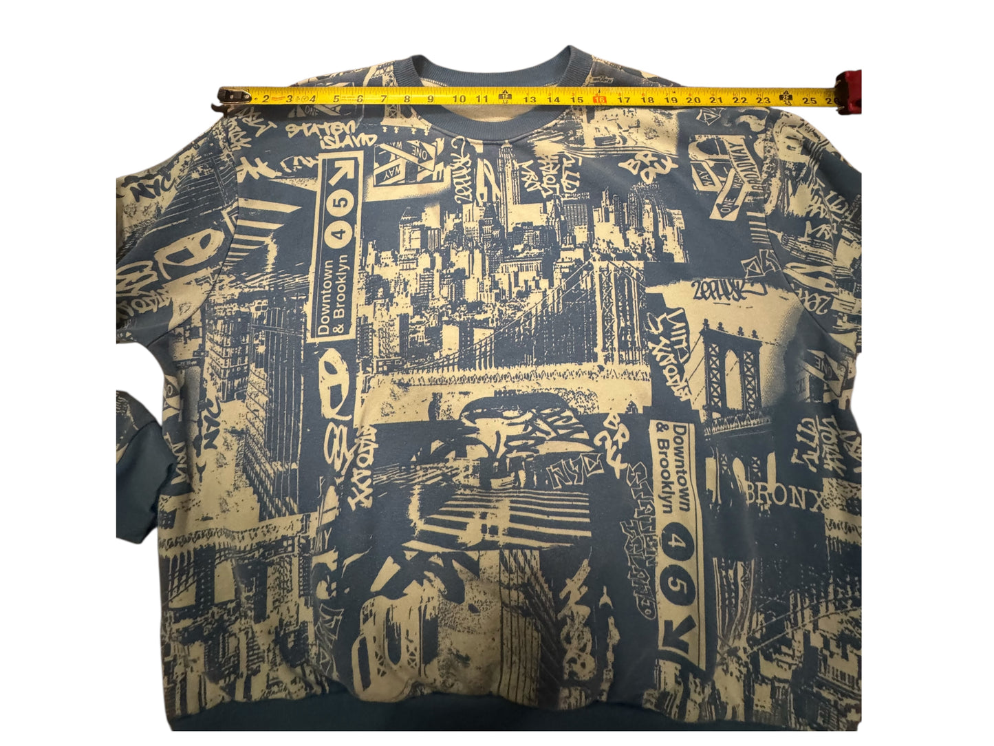 New York Five Boroughs Sweatshirt Large Size Classic