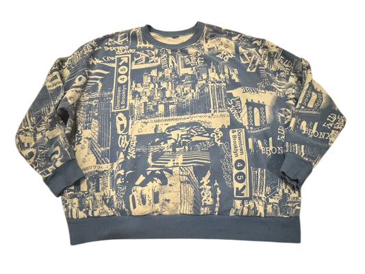 New York Five Boroughs Sweatshirt Large Size Classic
