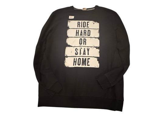 Ride Hard Or Stay Home Lightweight Unisex Sweatshirt XL