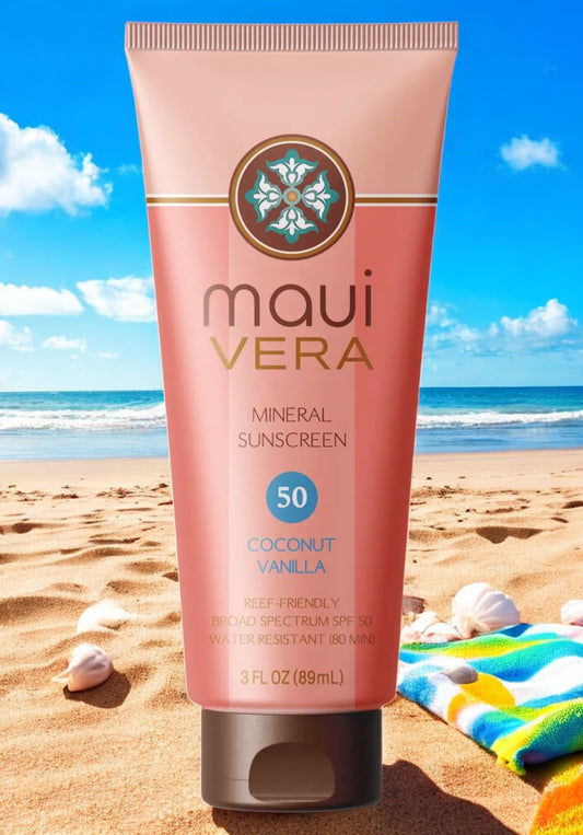 Maui Vera SPF 50 Reef Friendly Mineral Sunscreen