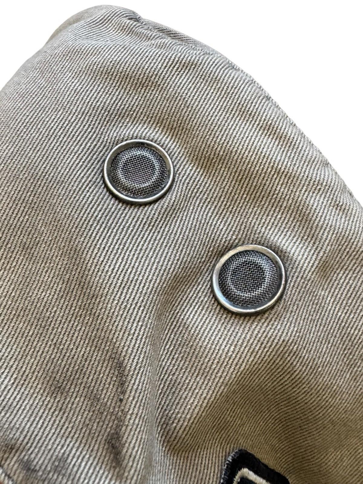 Vintage VOLCOM SCOUT Tan Military Hat Beige Cap Interior Pocket