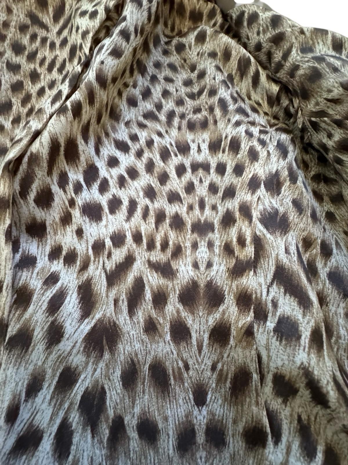 Anne Klein Blazer Suit Separates Jacket With Leopard Print Lining Size 6 Petite