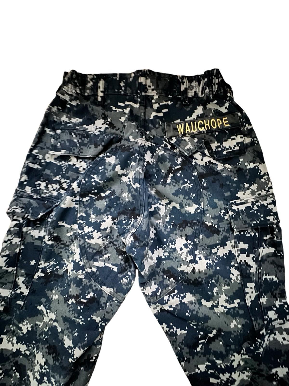 Mens Military Surplus Blue Camouflage BDU Pants Small