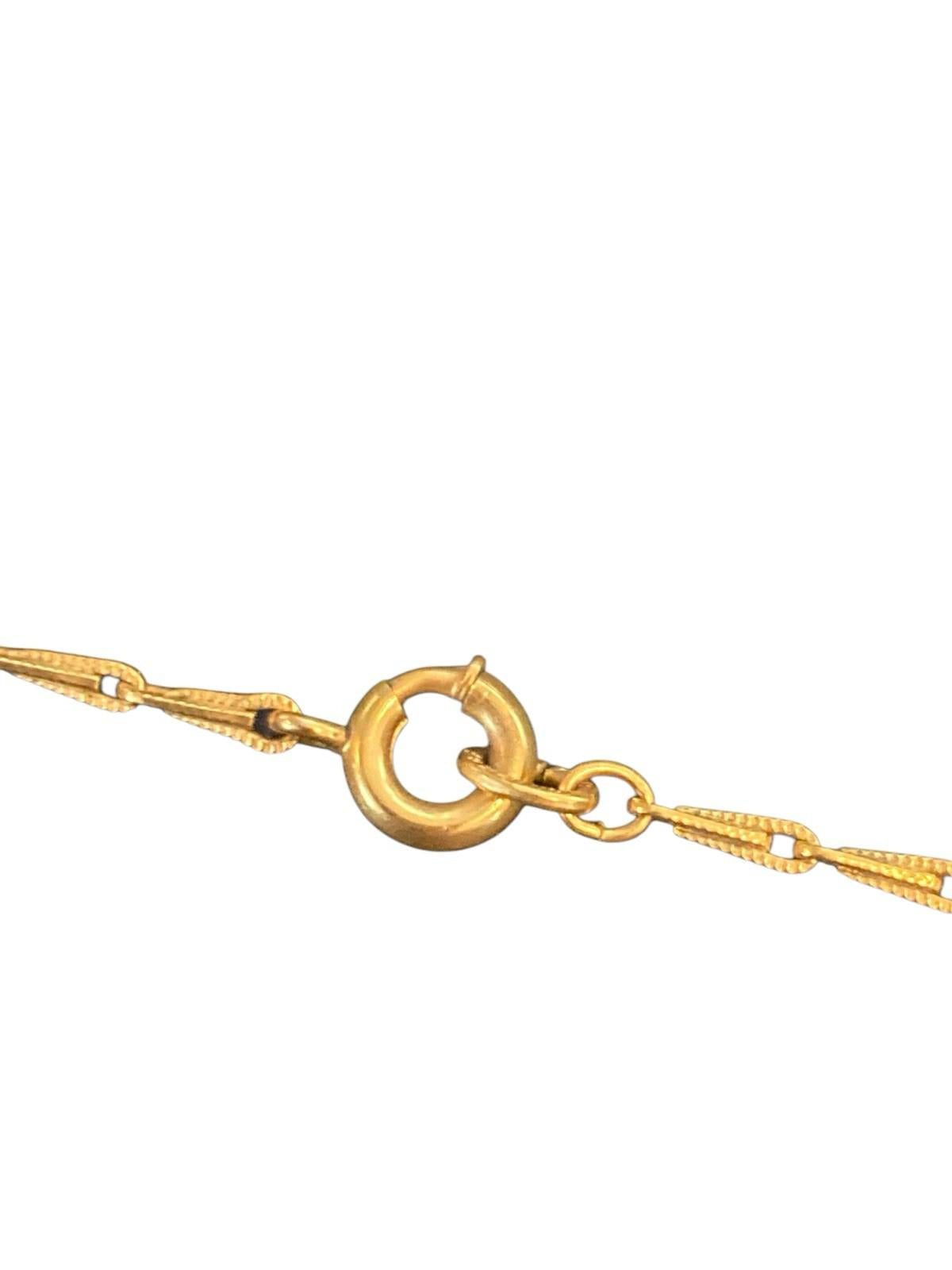 14K Gold Sorority Fraternal Pendant 1/20 12K Gold Necklace 1937 Beukendaal