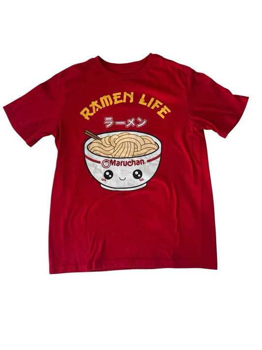 Maruchan Instant Lunch Shirt Youth Small Red Ramen Noodle Soup Graphic Tee